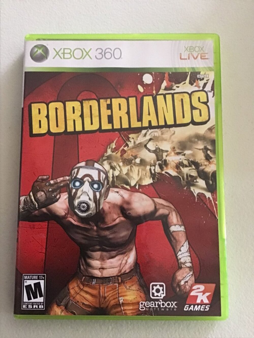 Borderlands Microsoft Xbox 360 Video Game Complete CIB Gearbox 2K Shooter Loot